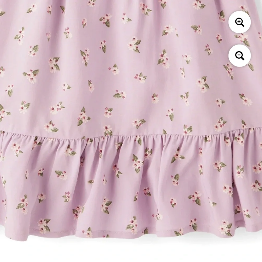 The Children’s Place Girls Lilac Floral Dress Size XL (14) NWT
